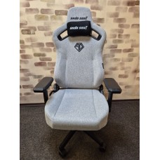 Кресло игровое Anda Seat Kaiser 3 Size XL Grey Fabric (AD12YDC-XL-01-G-PV/F) с экспозиции